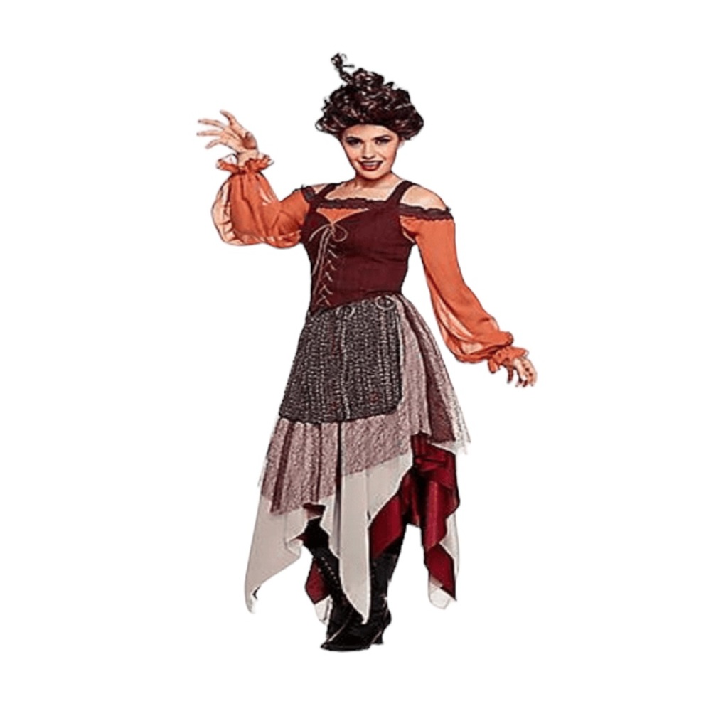 HOCUS POCUS MARY SANDERSON COSTUME SIZE M WITH WIG